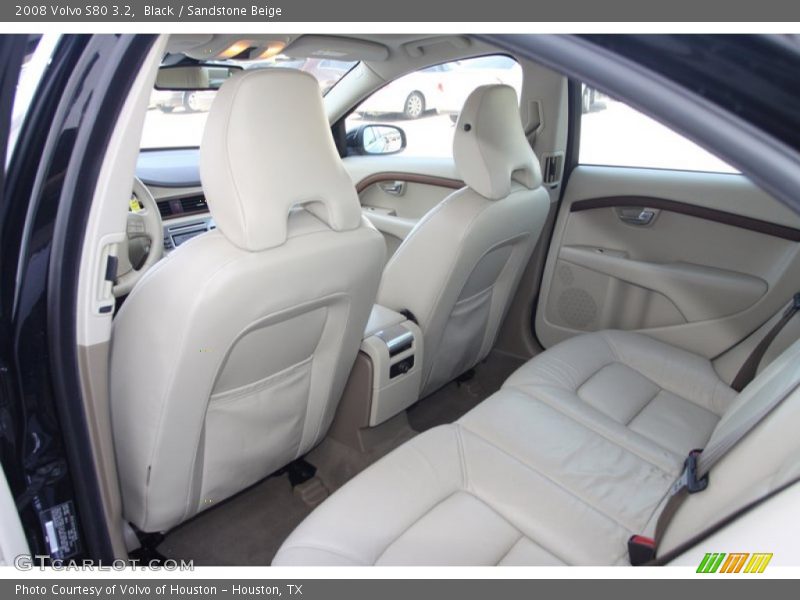 Black / Sandstone Beige 2008 Volvo S80 3.2