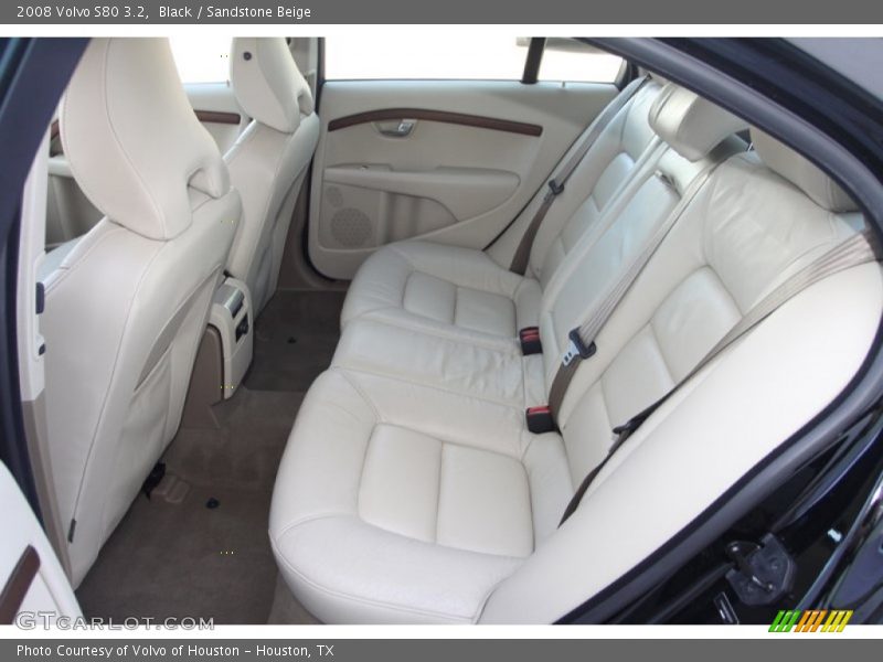 Black / Sandstone Beige 2008 Volvo S80 3.2