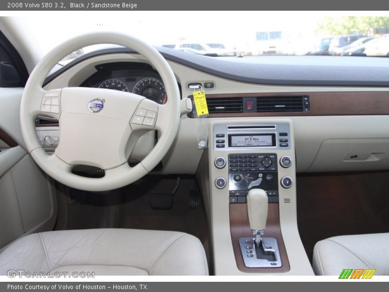Black / Sandstone Beige 2008 Volvo S80 3.2