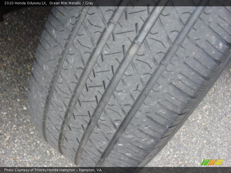 Ocean Mist Metallic / Gray 2010 Honda Odyssey LX