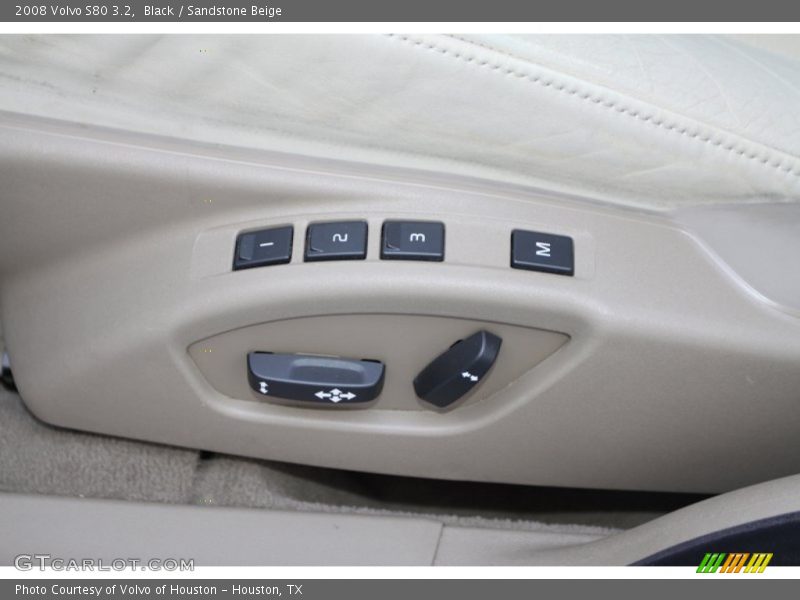 Black / Sandstone Beige 2008 Volvo S80 3.2