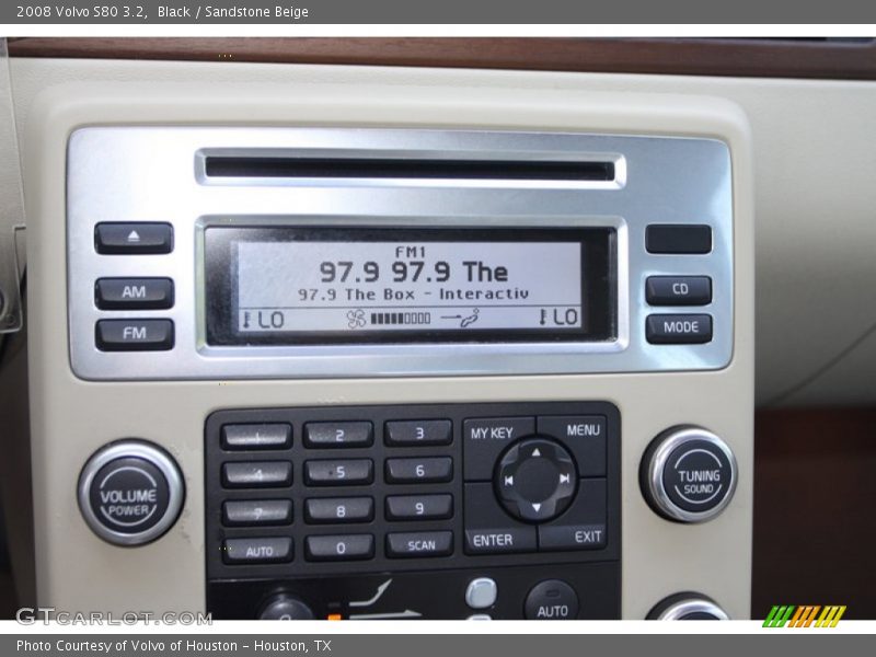 Black / Sandstone Beige 2008 Volvo S80 3.2
