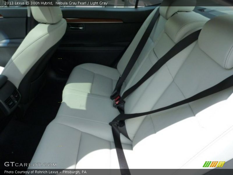 Nebula Gray Pearl / Light Gray 2013 Lexus ES 300h Hybrid