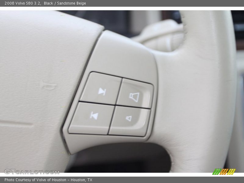 Black / Sandstone Beige 2008 Volvo S80 3.2