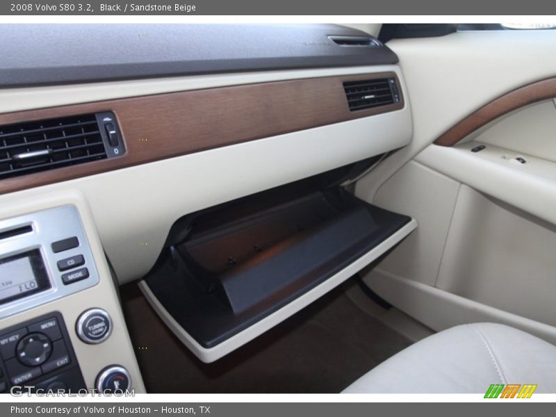 Black / Sandstone Beige 2008 Volvo S80 3.2