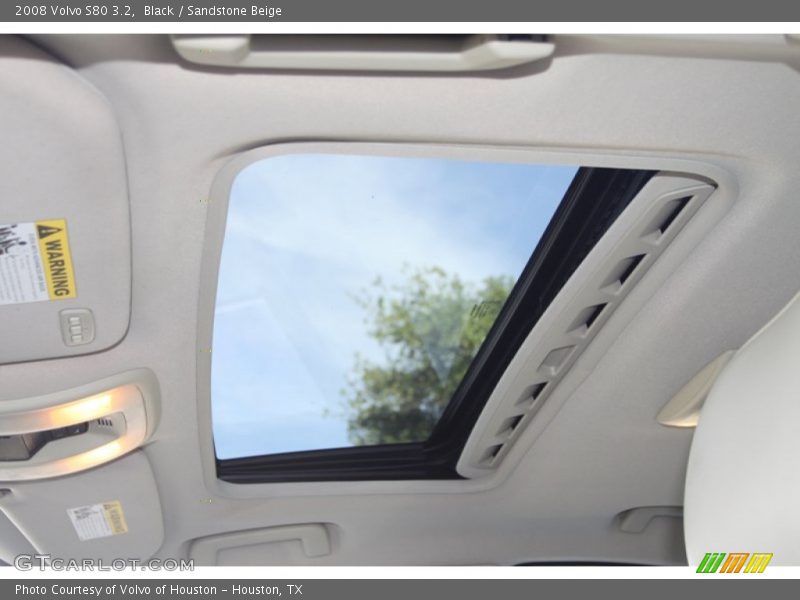 Black / Sandstone Beige 2008 Volvo S80 3.2
