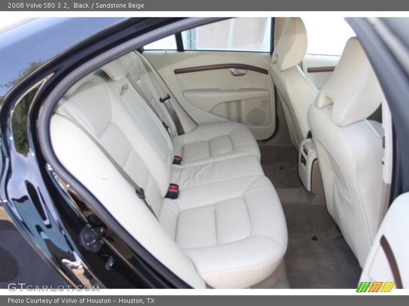 Black / Sandstone Beige 2008 Volvo S80 3.2