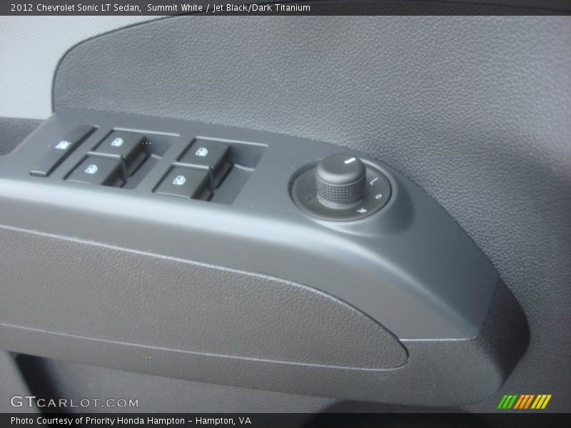 Summit White / Jet Black/Dark Titanium 2012 Chevrolet Sonic LT Sedan