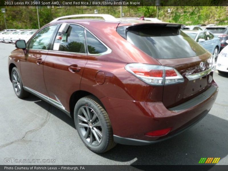  2013 RX 350 F Sport AWD Claret Red Mica