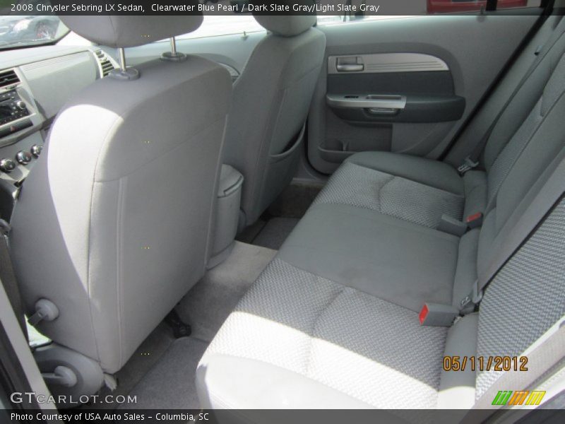 Clearwater Blue Pearl / Dark Slate Gray/Light Slate Gray 2008 Chrysler Sebring LX Sedan