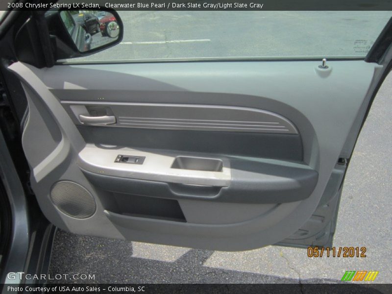 Clearwater Blue Pearl / Dark Slate Gray/Light Slate Gray 2008 Chrysler Sebring LX Sedan