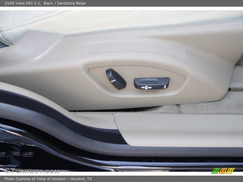 Black / Sandstone Beige 2008 Volvo S80 3.2