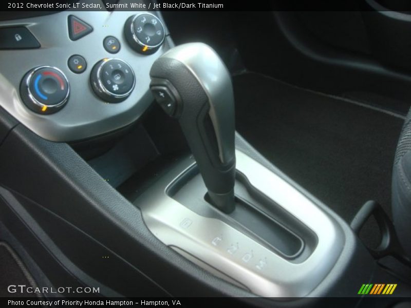 Summit White / Jet Black/Dark Titanium 2012 Chevrolet Sonic LT Sedan