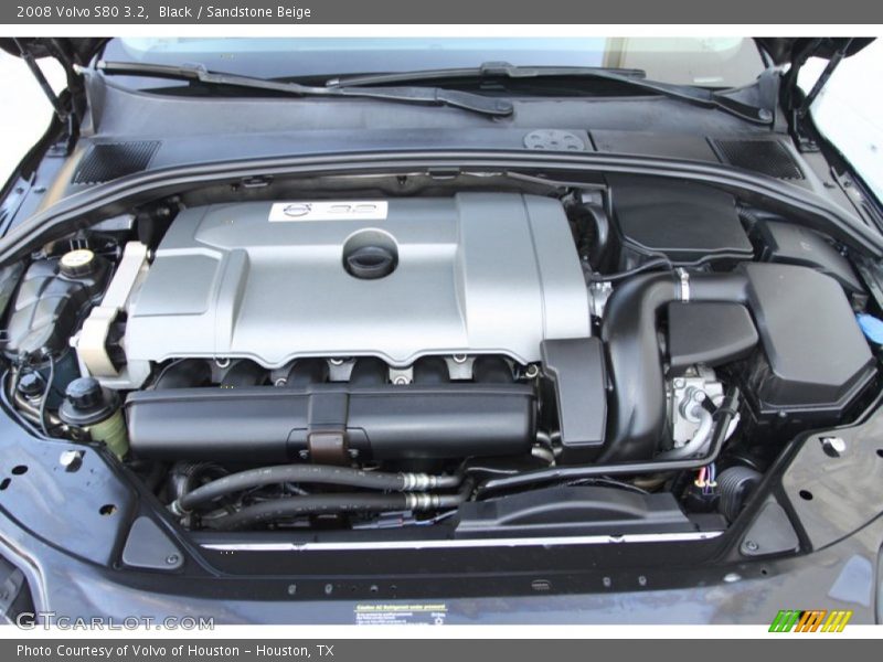 Black / Sandstone Beige 2008 Volvo S80 3.2