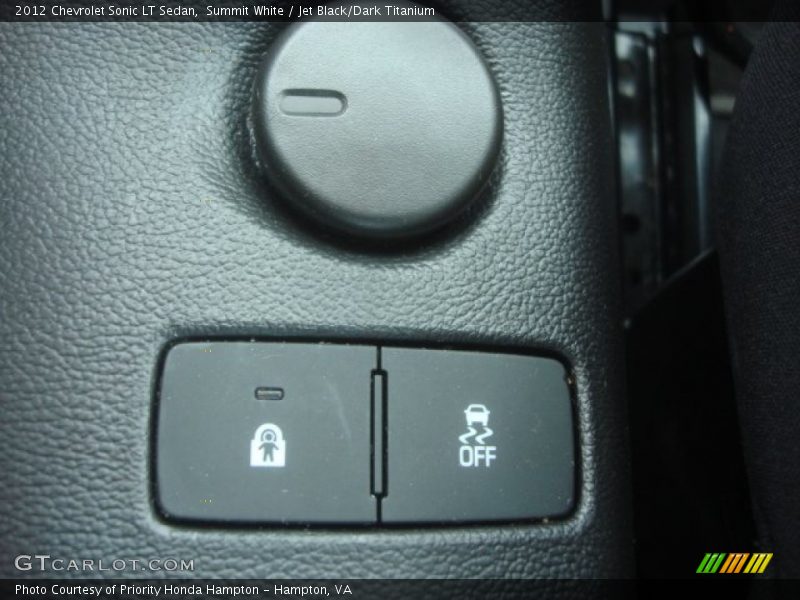 Summit White / Jet Black/Dark Titanium 2012 Chevrolet Sonic LT Sedan