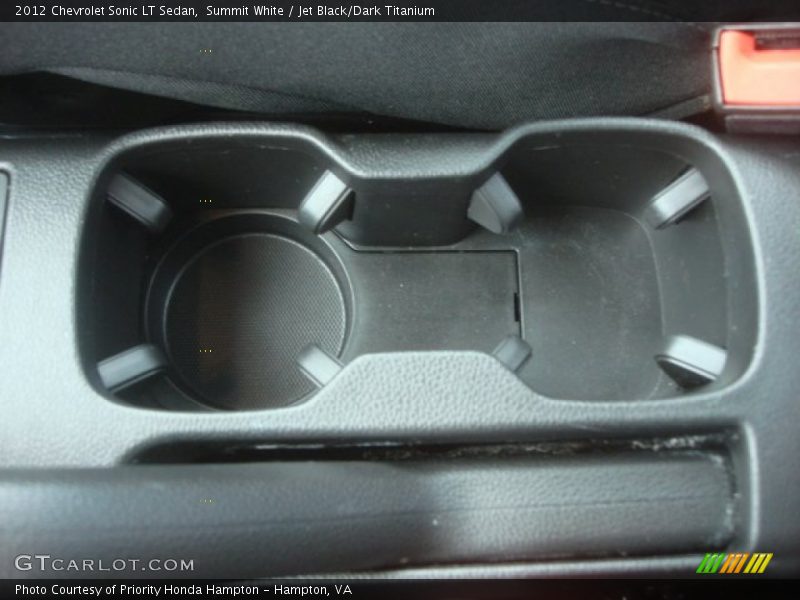 Summit White / Jet Black/Dark Titanium 2012 Chevrolet Sonic LT Sedan