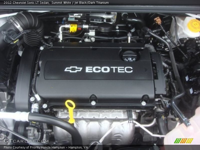 Summit White / Jet Black/Dark Titanium 2012 Chevrolet Sonic LT Sedan