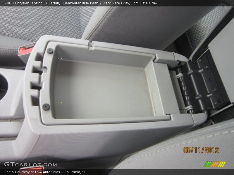 Clearwater Blue Pearl / Dark Slate Gray/Light Slate Gray 2008 Chrysler Sebring LX Sedan