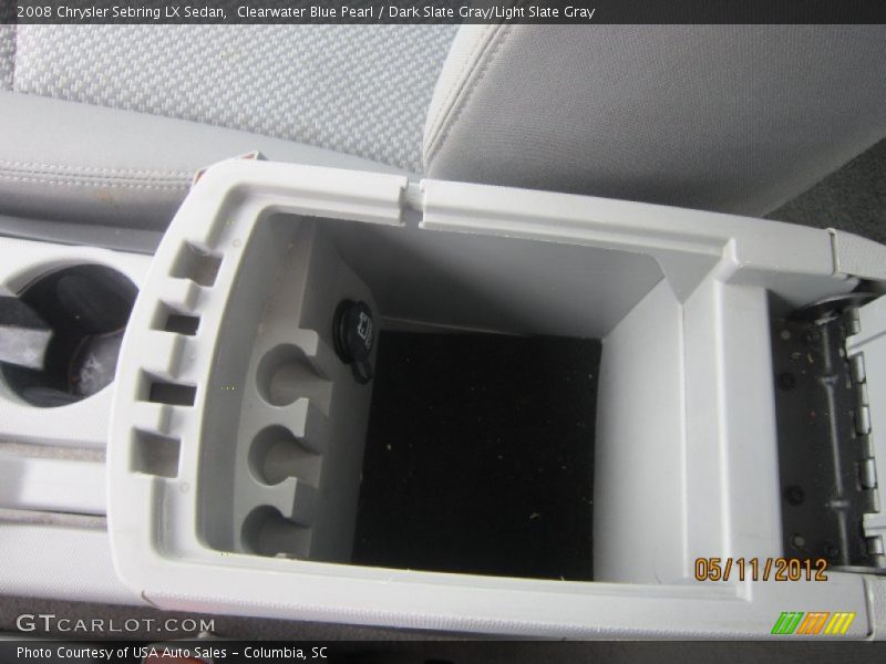 Clearwater Blue Pearl / Dark Slate Gray/Light Slate Gray 2008 Chrysler Sebring LX Sedan