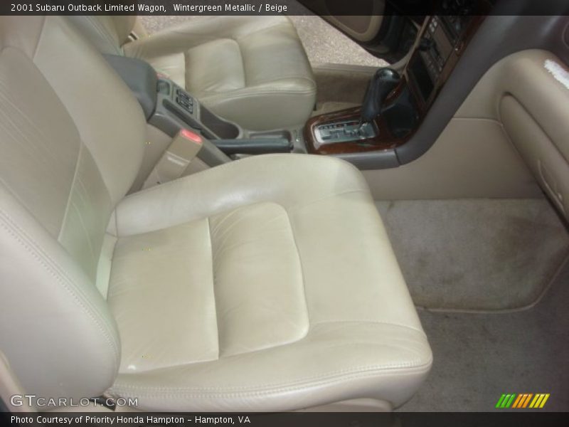 Wintergreen Metallic / Beige 2001 Subaru Outback Limited Wagon