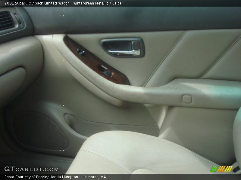 Wintergreen Metallic / Beige 2001 Subaru Outback Limited Wagon