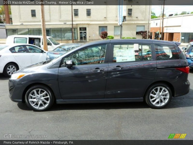 Meteor Gray Mica / Sand 2013 Mazda MAZDA5 Grand Touring