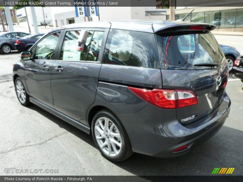 Meteor Gray Mica / Sand 2013 Mazda MAZDA5 Grand Touring