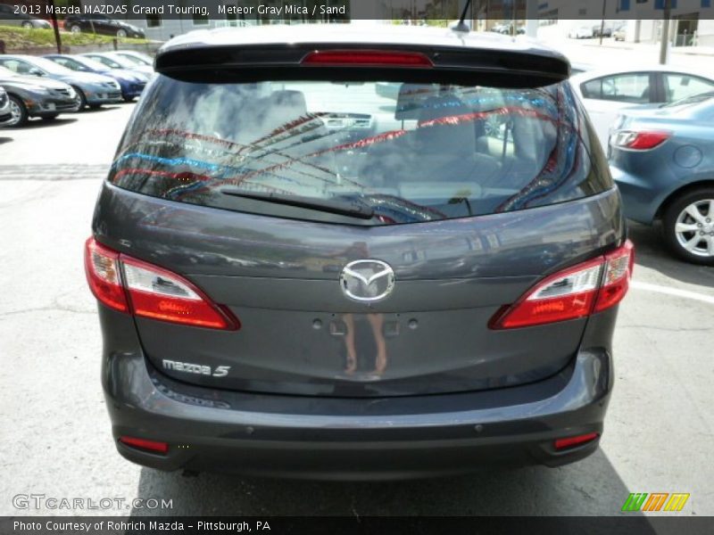 Meteor Gray Mica / Sand 2013 Mazda MAZDA5 Grand Touring