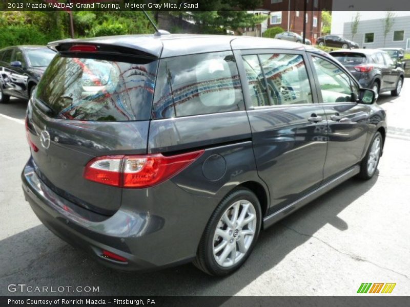 Meteor Gray Mica / Sand 2013 Mazda MAZDA5 Grand Touring