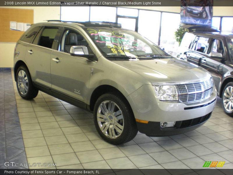 Vapor Silver Metallic / Charcoal Black/Medium Light Stone 2008 Lincoln MKX Limited Edition