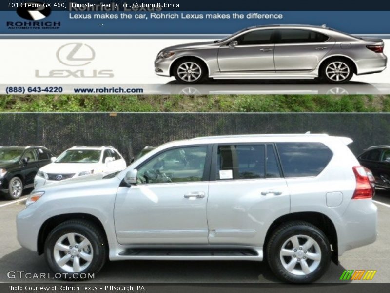 Tungsten Pearl / Ecru/Auburn Bubinga 2013 Lexus GX 460