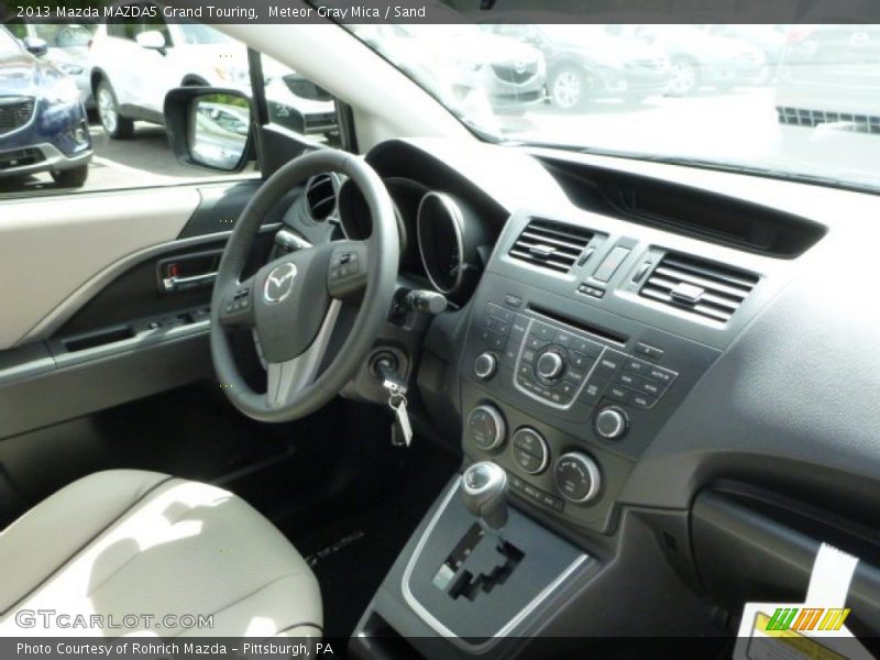 Meteor Gray Mica / Sand 2013 Mazda MAZDA5 Grand Touring