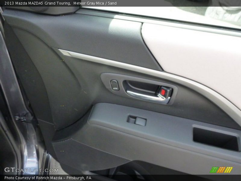 Meteor Gray Mica / Sand 2013 Mazda MAZDA5 Grand Touring