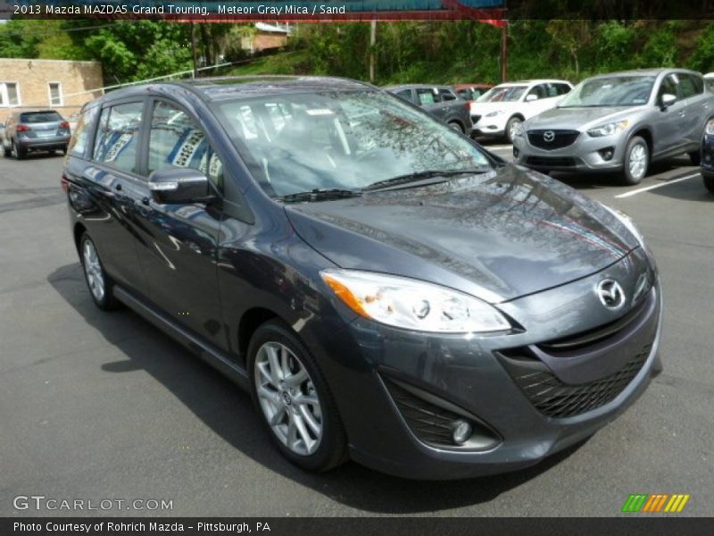 Meteor Gray Mica / Sand 2013 Mazda MAZDA5 Grand Touring