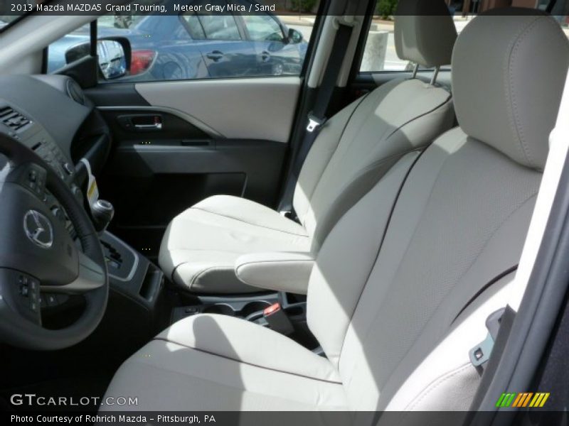 Meteor Gray Mica / Sand 2013 Mazda MAZDA5 Grand Touring