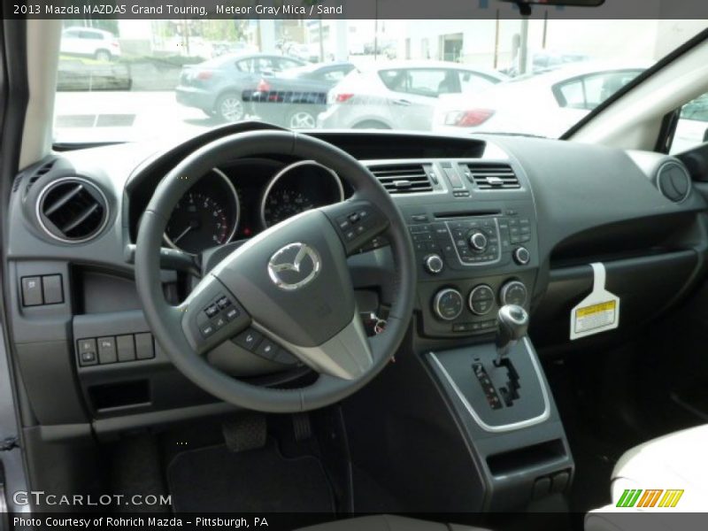 Meteor Gray Mica / Sand 2013 Mazda MAZDA5 Grand Touring