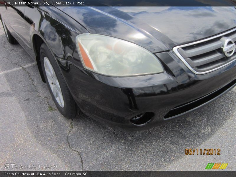 Super Black / Frost 2003 Nissan Altima 2.5 S