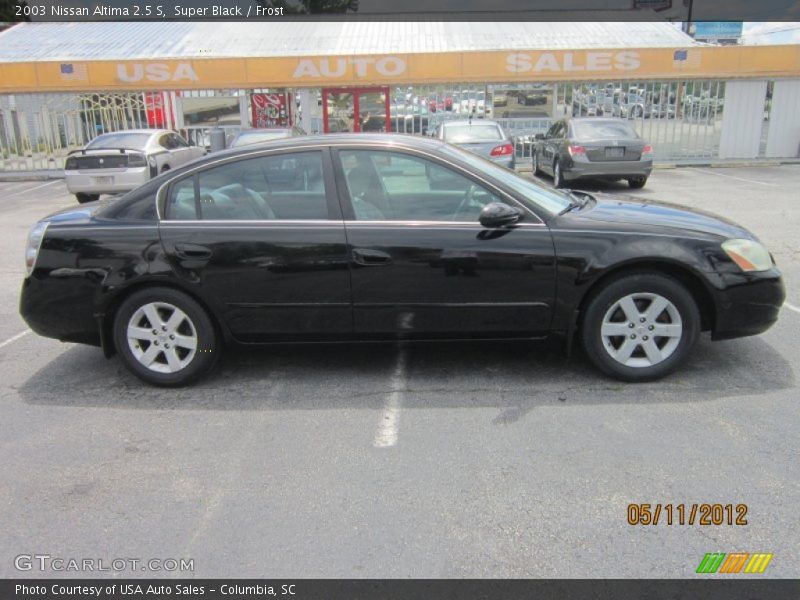 Super Black / Frost 2003 Nissan Altima 2.5 S