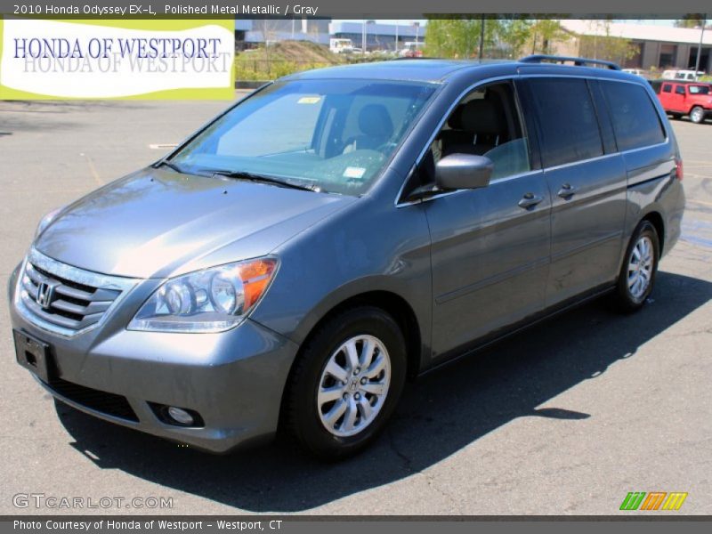 Polished Metal Metallic / Gray 2010 Honda Odyssey EX-L