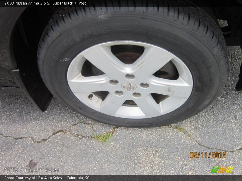 Super Black / Frost 2003 Nissan Altima 2.5 S