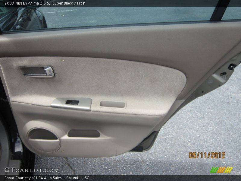 Super Black / Frost 2003 Nissan Altima 2.5 S