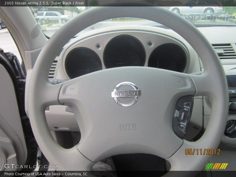 Super Black / Frost 2003 Nissan Altima 2.5 S