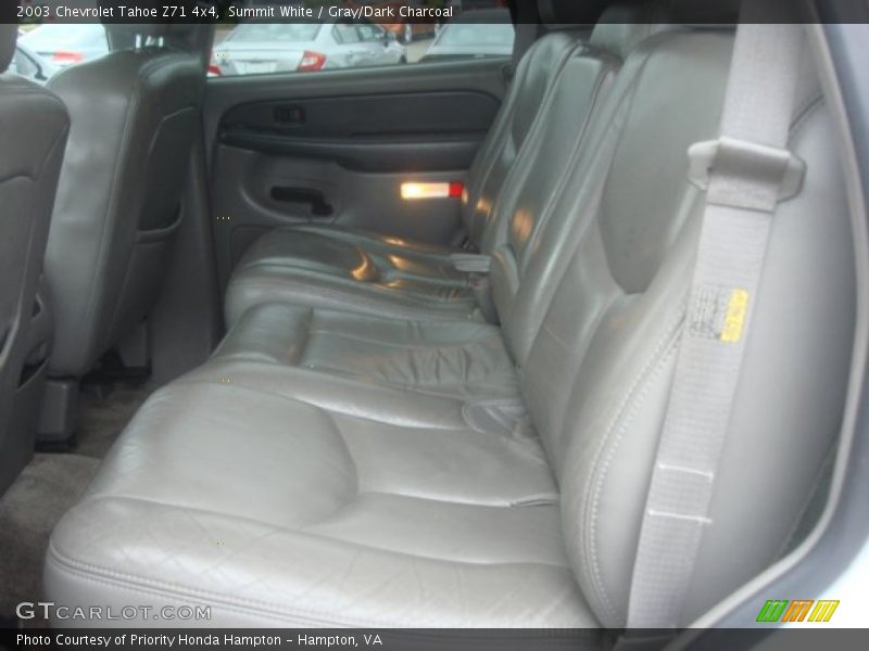 Summit White / Gray/Dark Charcoal 2003 Chevrolet Tahoe Z71 4x4