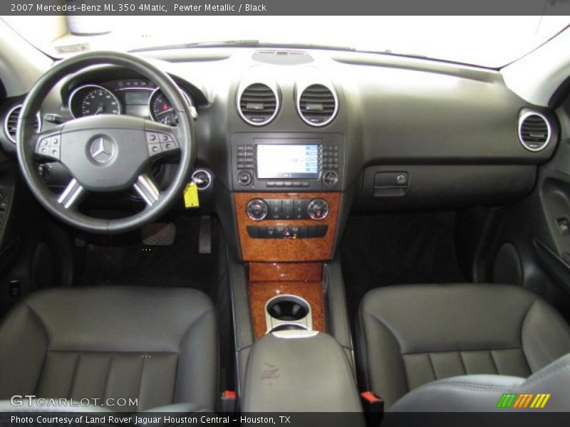 Pewter Metallic / Black 2007 Mercedes-Benz ML 350 4Matic