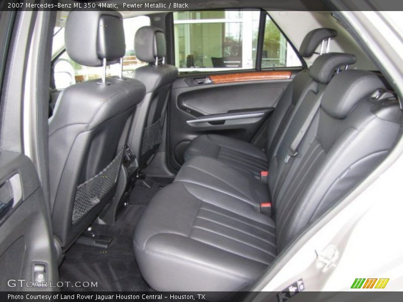 Pewter Metallic / Black 2007 Mercedes-Benz ML 350 4Matic