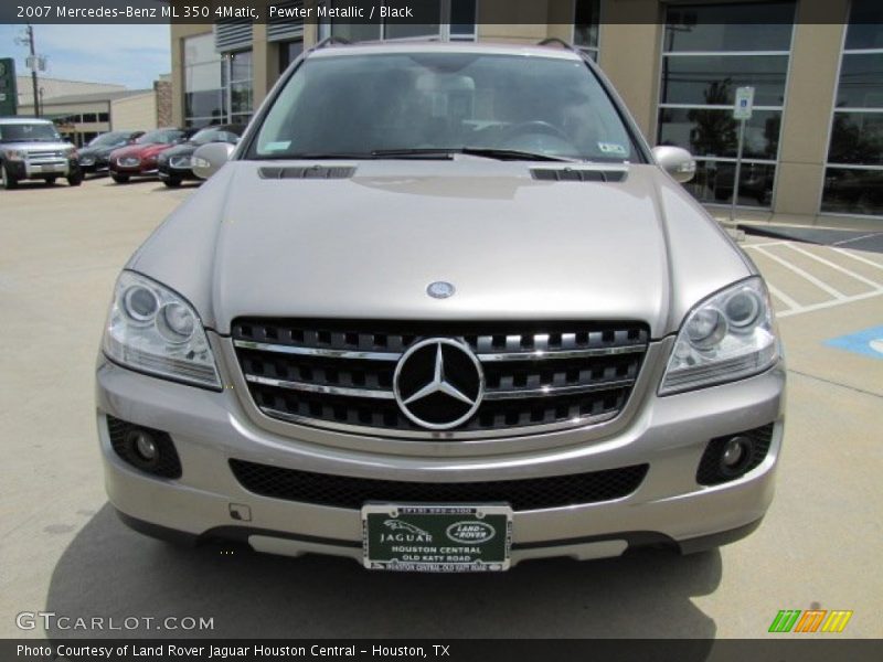 Pewter Metallic / Black 2007 Mercedes-Benz ML 350 4Matic