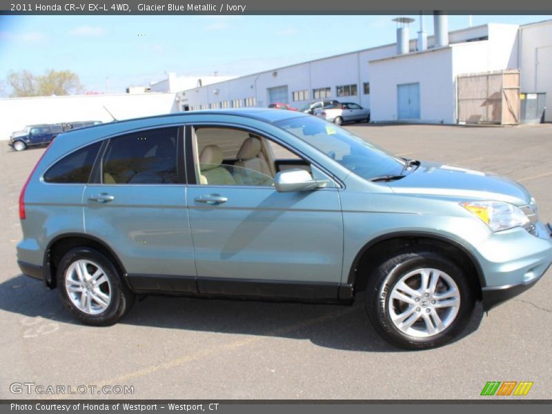 Glacier Blue Metallic / Ivory 2011 Honda CR-V EX-L 4WD