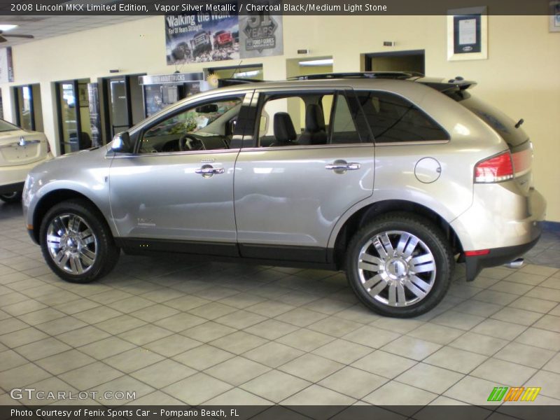 Vapor Silver Metallic / Charcoal Black/Medium Light Stone 2008 Lincoln MKX Limited Edition
