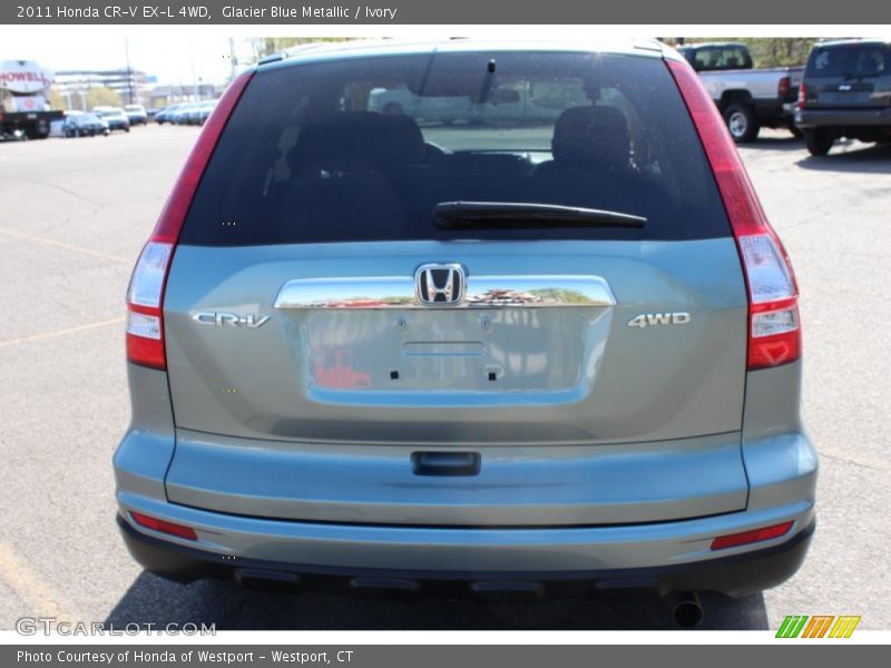 Glacier Blue Metallic / Ivory 2011 Honda CR-V EX-L 4WD