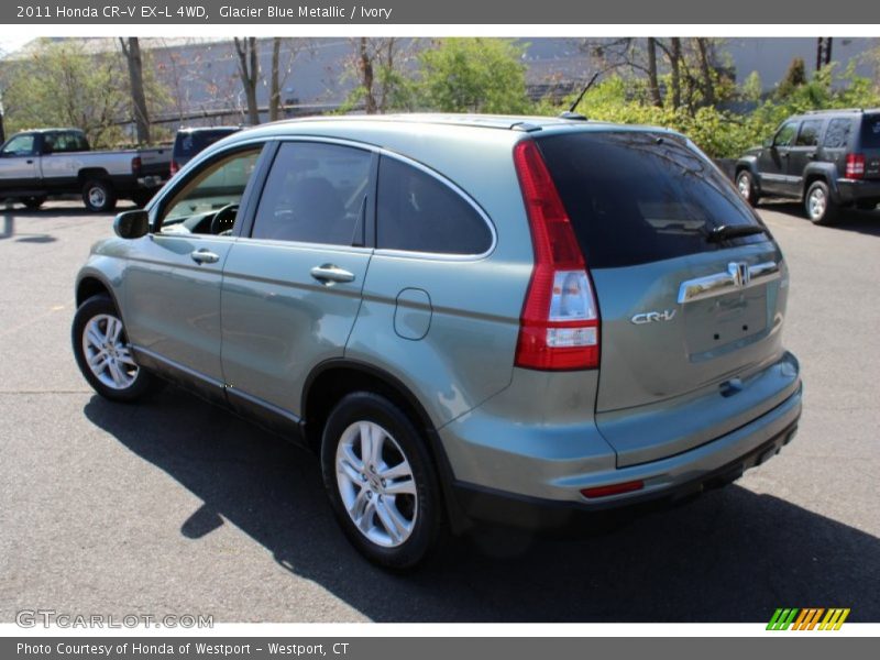 Glacier Blue Metallic / Ivory 2011 Honda CR-V EX-L 4WD